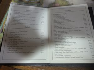 Menu 10/2025 at Karuzo in Sarajevo