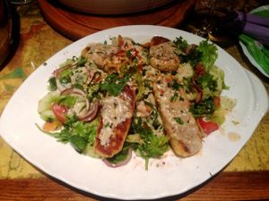 vegan cevape at Karuzo in Sarajevo