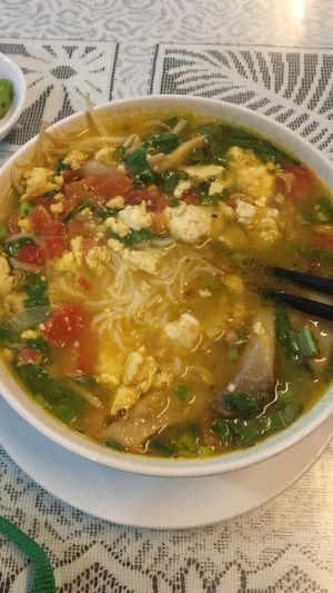 Their amazing bun rieu at Hoa Thien in Ho Chi Minh City