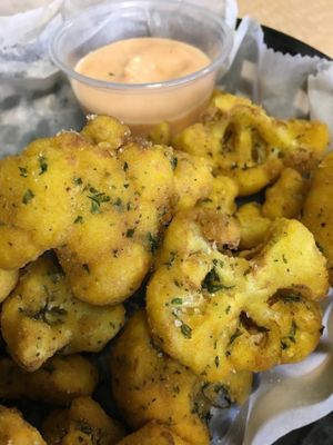 Fried cauliflower at Viva La Vegan in Atlanta