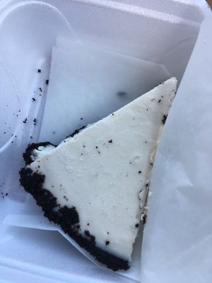 Oreo cheese cake  at Viva La Vegan in Atlanta