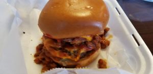 The Ignorant Chris was delicious!!  I couldn't finish it all so I took it home and my momma ate it all!!  Smh so now I gotta go back!!  Lol at Viva La Vegan in Atlanta