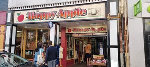Store front at The Happy Apple in Totnes