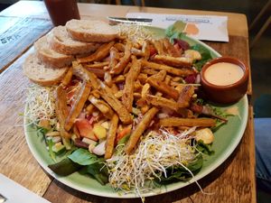 Delicious vegan shoarma! at Broodje Bewust in Leeuwarden