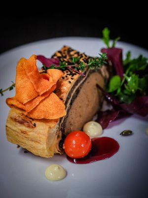 Seitan Wellington at Eetcafe Spinoza in Leeuwarden