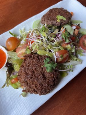 Fish Cakes  at Eetcafe Spinoza in Leeuwarden