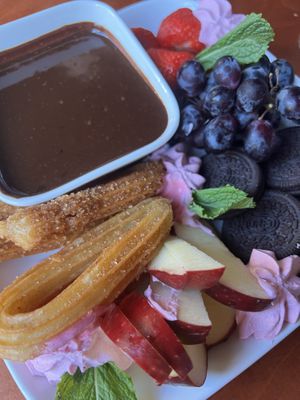 Chocolate Fondue  at Eetcafe Spinoza in Leeuwarden