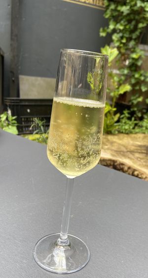 Cava brut (from Spain): sweet and fresh at Eetcafe Spinoza in Leeuwarden