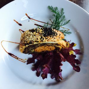 hoofdgerecht  at Eetcafe Spinoza in Leeuwarden