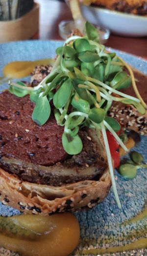 Seitan Wellington at Eetcafe Spinoza in Leeuwarden