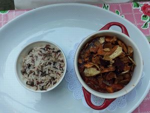 vegan bourguignon at Eetcafe Spinoza in Leeuwarden