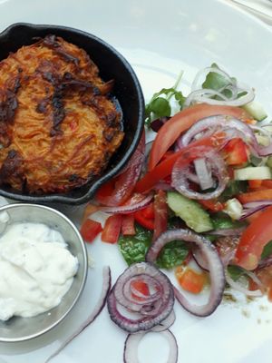 aardappelkoekje at Eetcafe Spinoza in Leeuwarden