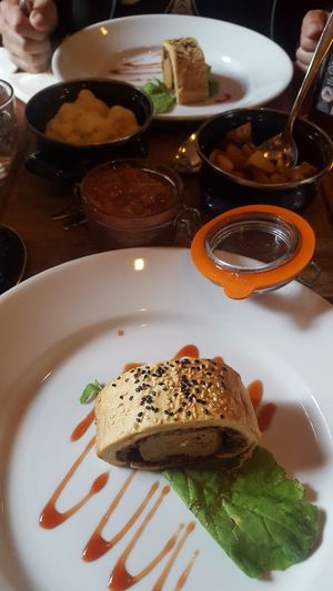 Seitan Wellington at Eetcafe Spinoza in Leeuwarden