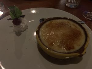 Creme brûlée  at Eetcafe Spinoza in Leeuwarden