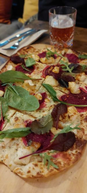 Flammkuchen VEGAN at Salute Vegetarische & Vegane Küche in Mainz