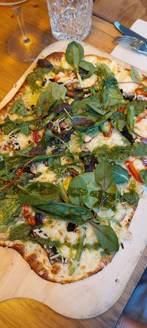 Flammkuchen at Salute Vegetarische & Vegane Küche in Mainz