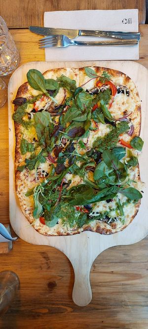 Flammkuchen at Salute Vegetarische & Vegane Küche in Mainz