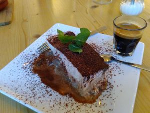 tiramisu at Salute Vegetarische & Vegane Küche in Mainz