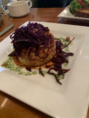 Chick pea Ragu at Republic Cafe in Manchester