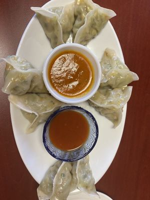 Vegetable Momo  at Cafe Momo in Manchester