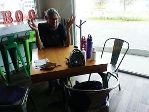 Modern decor and lots of light at Vitality Kitchen in Puebla