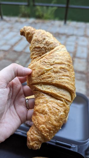 Schokocroissant at denn's Biomarkt in Jena