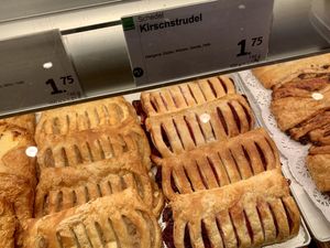 cherry strudel (vegan) at denn's Biomarkt in Jena