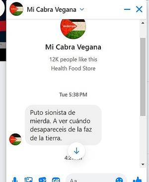  at Mi Cabra Vegana in Madrid