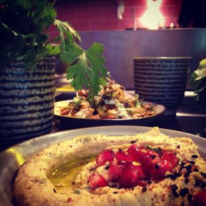 some hummus... at So Ham in Munich