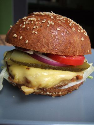 vegan burger by RepaRetek at RepaRetek in Budapest