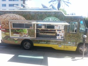 in Santa Monica on Ocean at Make Vegan - Truck in Santa Monica