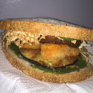 grilled Veggies and Pesto at Make Vegan - Truck in Santa Monica