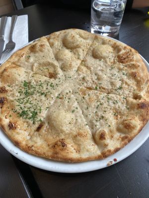 Garlic focaccia  at NovaPizza Vegan Kitchen in Edinburgh