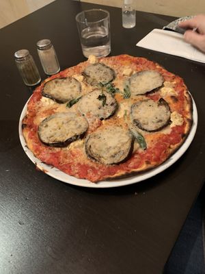 Aubergine and ricotta  at NovaPizza Vegan Kitchen in Edinburgh