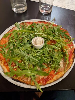 Cesar Pizze at NovaPizza Vegan Kitchen in Edinburgh