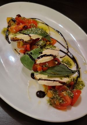 Caprese at NovaPizza Vegan Kitchen in Edinburgh