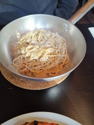 Carbonara at NovaPizza Vegan Kitchen in Edinburgh