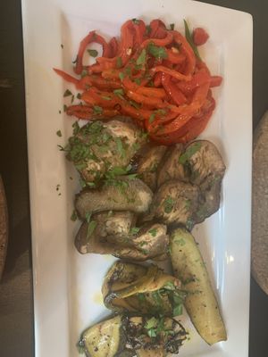 Veggie plate  at NovaPizza Vegan Kitchen in Edinburgh