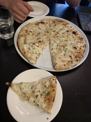 Garlic focaccia  at NovaPizza Vegan Kitchen in Edinburgh