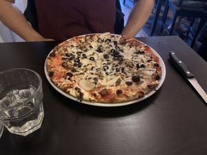 Meat feast pizza   at NovaPizza Vegan Kitchen in Edinburgh