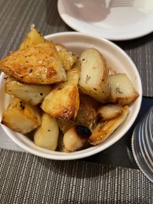 Roasted potatoes  at NovaPizza Vegan Kitchen in Edinburgh