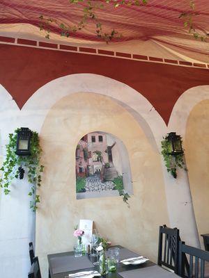 Interior at NovaPizza Vegan Kitchen in Edinburgh