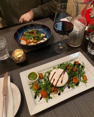 Starters; caprese and burrata special   at NovaPizza Vegan Kitchen in Edinburgh