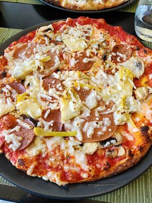 Quattro Stagioni at NovaPizza Vegan Kitchen in Edinburgh