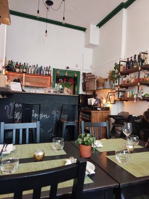 Inside at NovaPizza Vegan Kitchen in Edinburgh