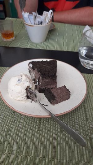 Oreo cheesecake ❤️🍰 delish!!! 🤤 at NovaPizza Vegan Kitchen in Edinburgh