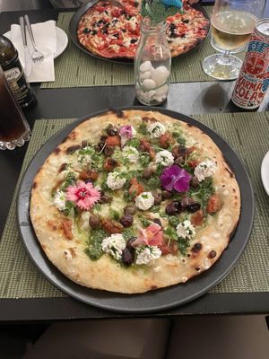 The Serena pizza  at NovaPizza Vegan Kitchen in Edinburgh