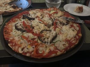 Roast veg pizza   at NovaPizza Vegan Kitchen in Edinburgh