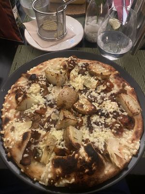 Cacciatora pizza   at NovaPizza Vegan Kitchen in Edinburgh