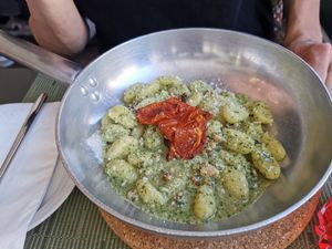 Gnocchi pesto at NovaPizza Vegan Kitchen in Edinburgh